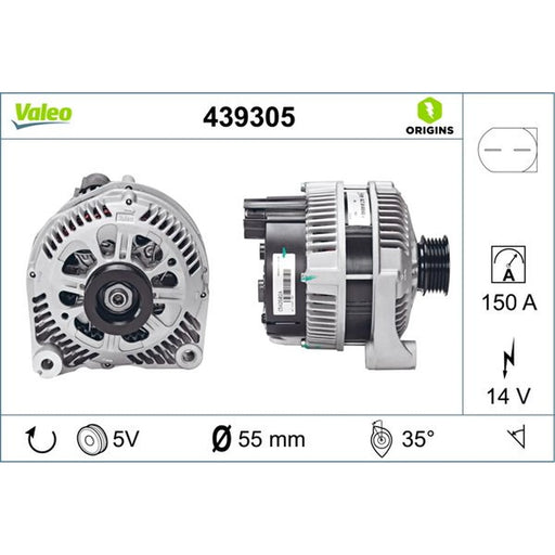 Valeo Car Alternator 12V 439305