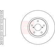 Apec 2 x Vented Front Brake Discs DSK2583