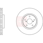 Apec 2 x Vented Front Brake Discs DSK2583