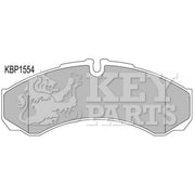 Key Parts 4 x Front Brake Pad Set KBP1554