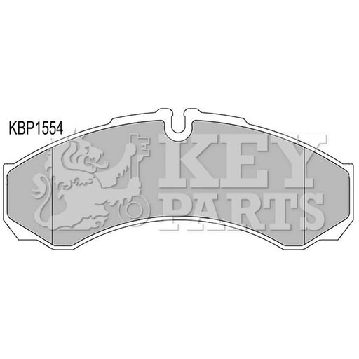 Key Parts 4 x Front Brake Pad Set KBP1554