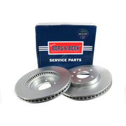 Borg & Beck 2 x Front Brake Discs BBD5141