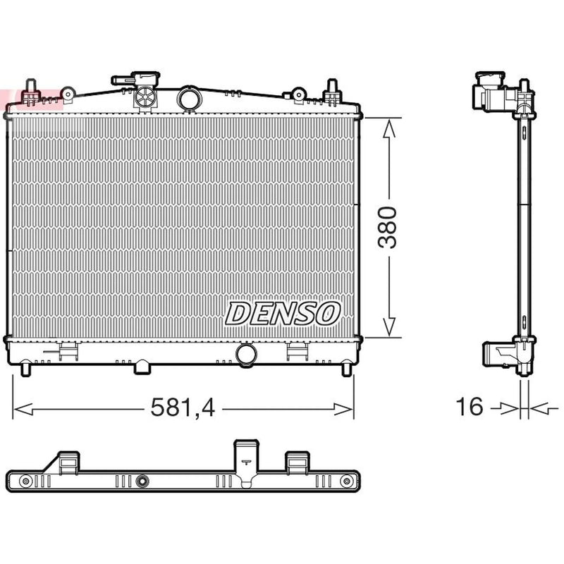 Denso Engine Radiator DRM46079