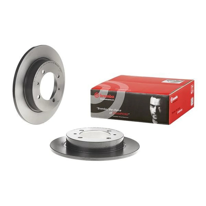 Brembo 2 x Solid Rear Brake Discs 08.7042.11
