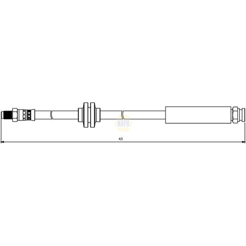 NAPA Brake Hydraulic Hose Line Front NBH1170