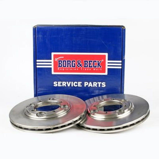 Borg & Beck 2 x Vented Front Brake Discs BBD4989