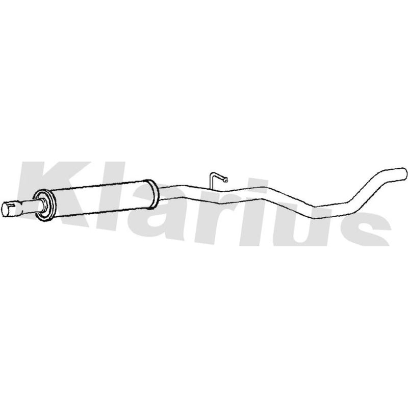 Klarius Box With Centre Pipe Centre VW757X