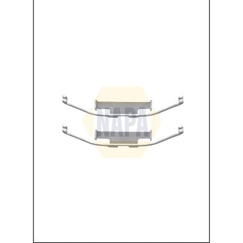 NAPA Brake Pad Accessory Fitting Kit Rear NFK1353