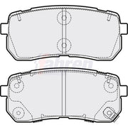 Fahren Rear Brake Pad Set FBP3669