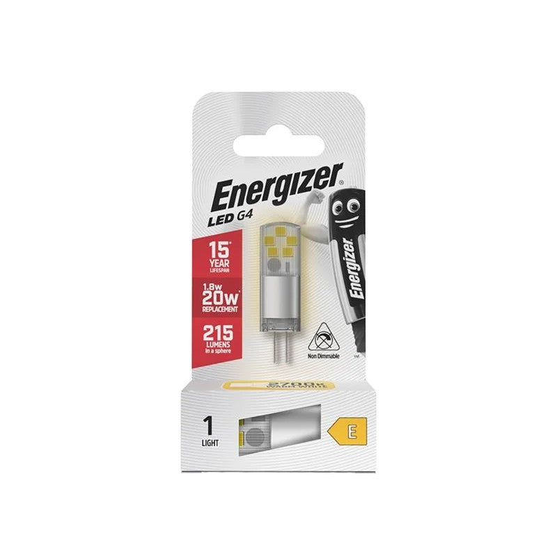 Energizer® LED G4 215 Lumens 1.8W 2700K S18746 - S18746