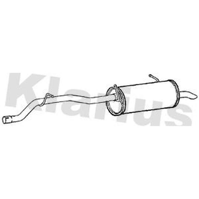 Klarius Box With Tail Pipe Rear GM1178J