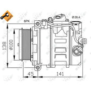NRF Air Conditioning Compressor 32256