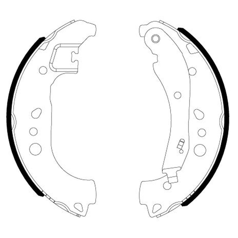 Textar Brake Shoe Set Axle Kit 91084200