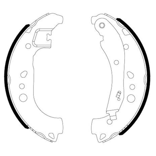 Textar Brake Shoe Set Axle Kit 91084200