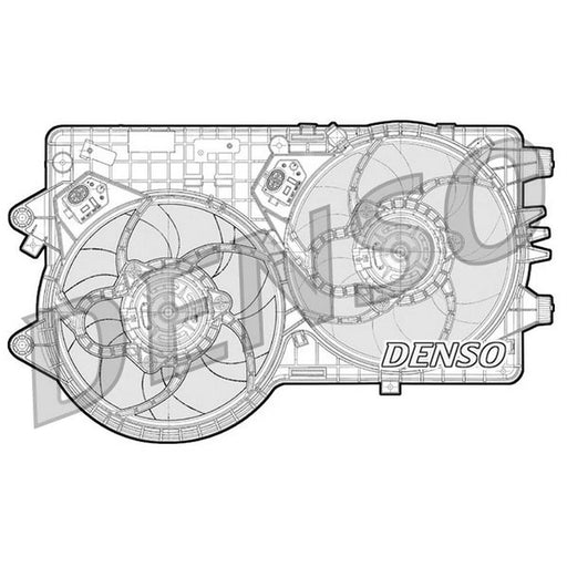 Denso Engine Cooling Fan DER09093