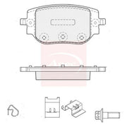 Apec Rear Brake Pad Set PAD2555