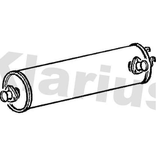 Klarius Box With Centre Pipe Centre VW186L