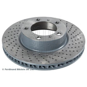 Blue Print 2 x Perforated/Vented Front Brake Discs ADV1843126