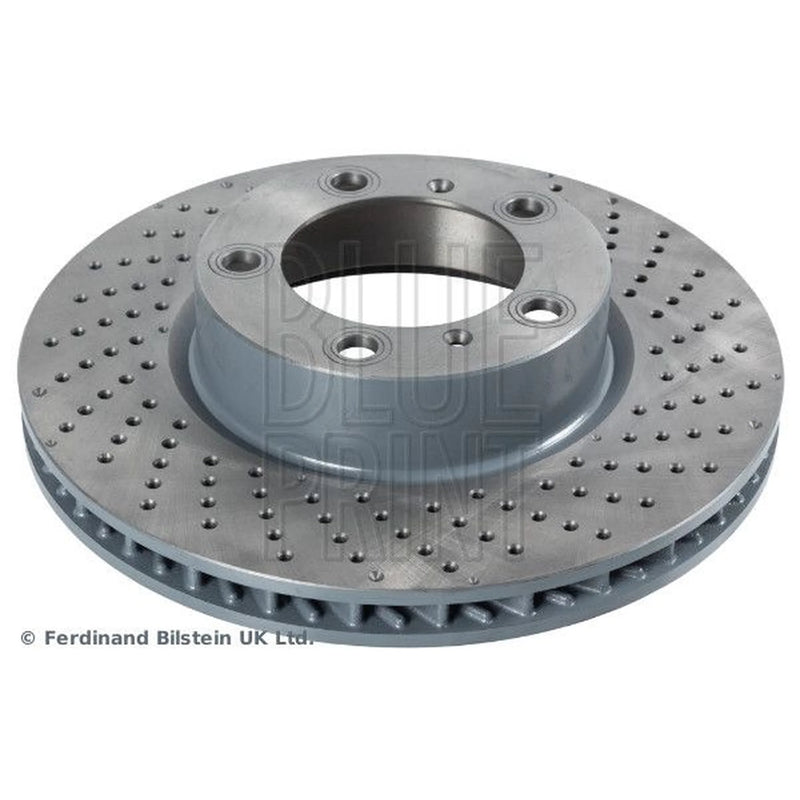 Blue Print 2 x Perforated/Vented Front Brake Discs ADV1843126