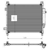 NRF Air Conditioning Condenser 350420