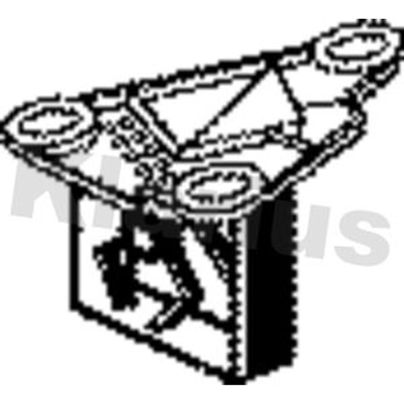 Klarius Exhaust System Mount Rubber 420394