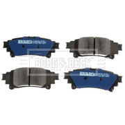 Borg & Beck 4 x Rear Brake Pad Set BBP2336