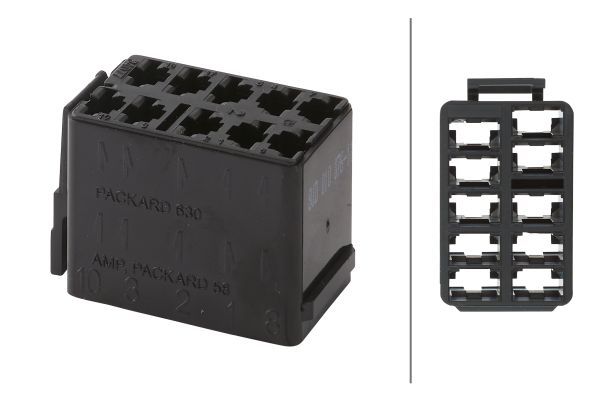 Hella 8JD 010 076-112 Plug Housing