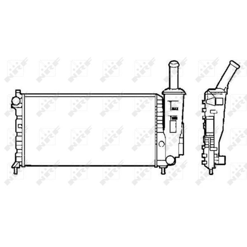 NRF Engine Radiator 58273