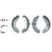 Textar Brake Shoe Set Axle Kit 91059100