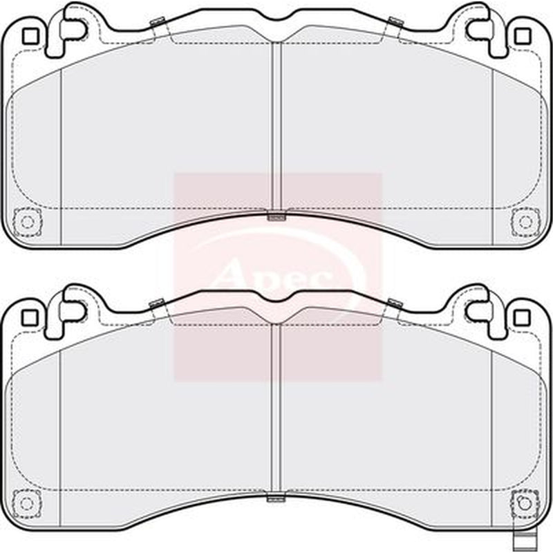 Apec Front Brake Pad Set PAD2221
