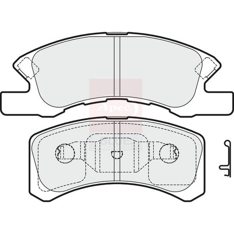 Apec Front Brake Pad Set PD3614