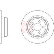 Apec 2 x Solid Rear Brake Discs DSK830