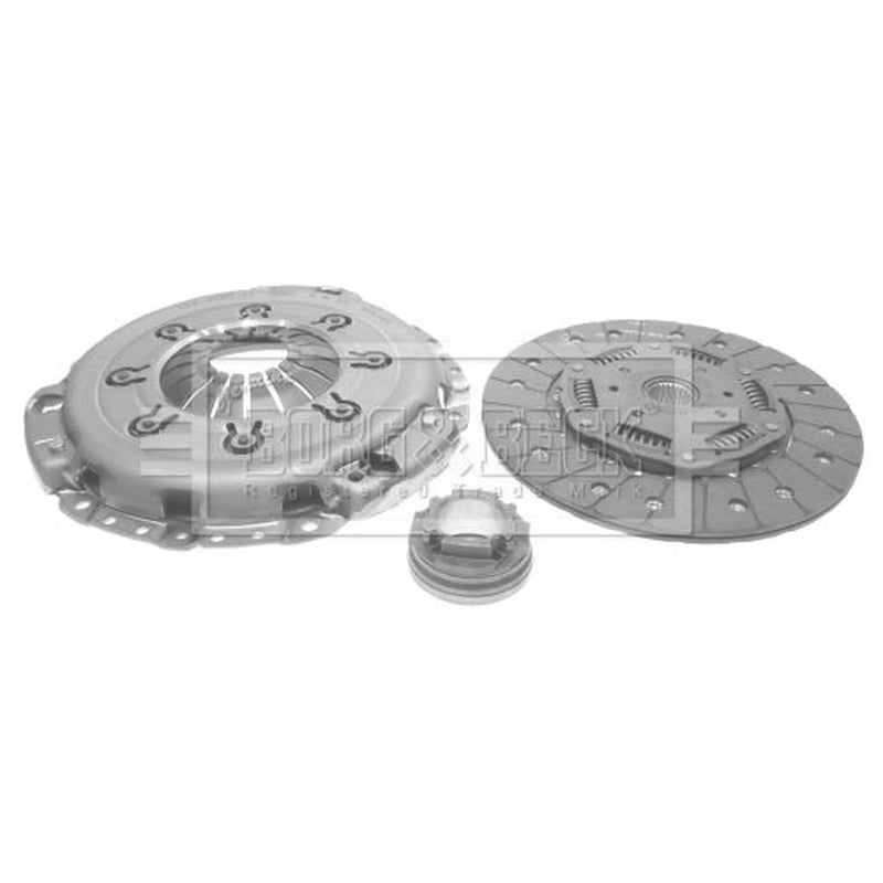 Borg & Beck Clutch Kit Set 3pc 240mm HK7609