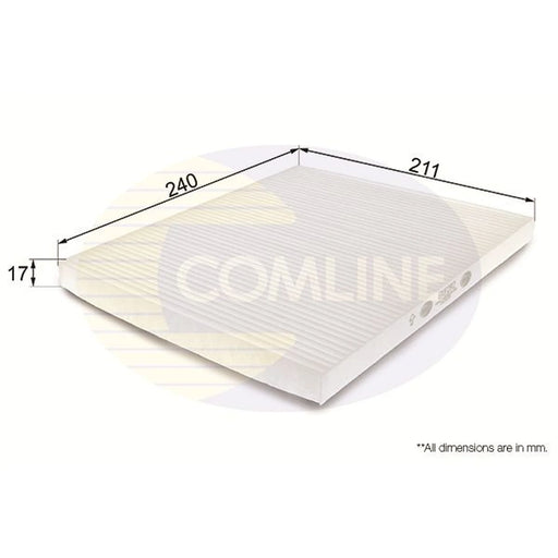 Comline Cabin Air Filter (Pollen Filter) EKF292