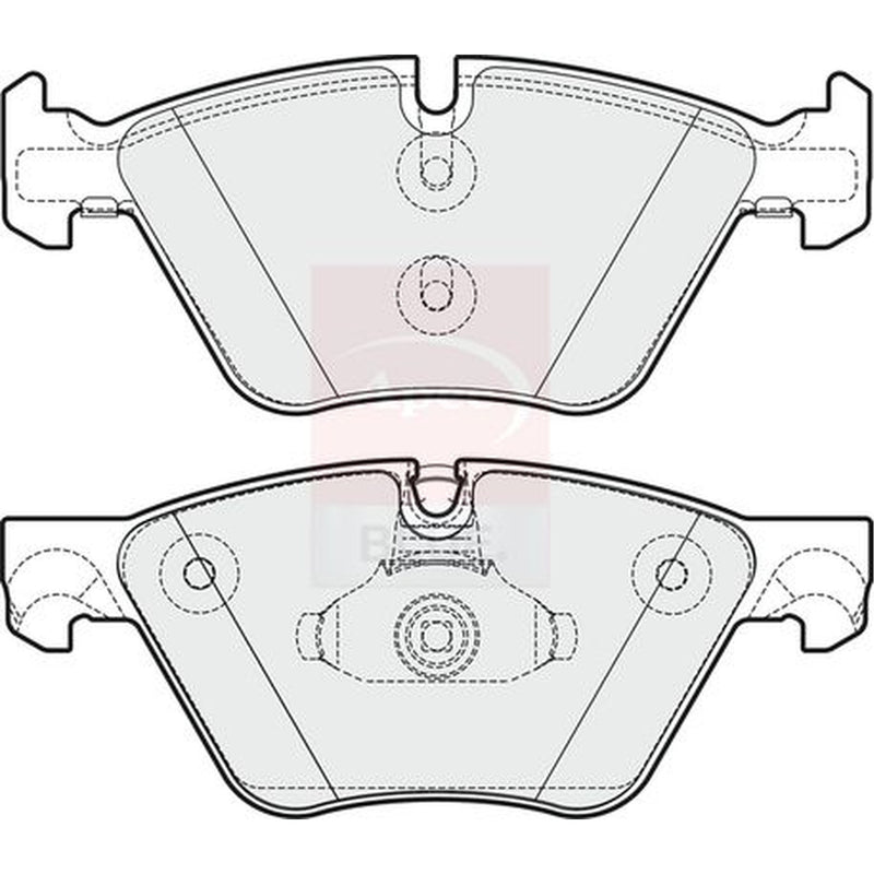 Apec Front Brake Pad Set PD3349