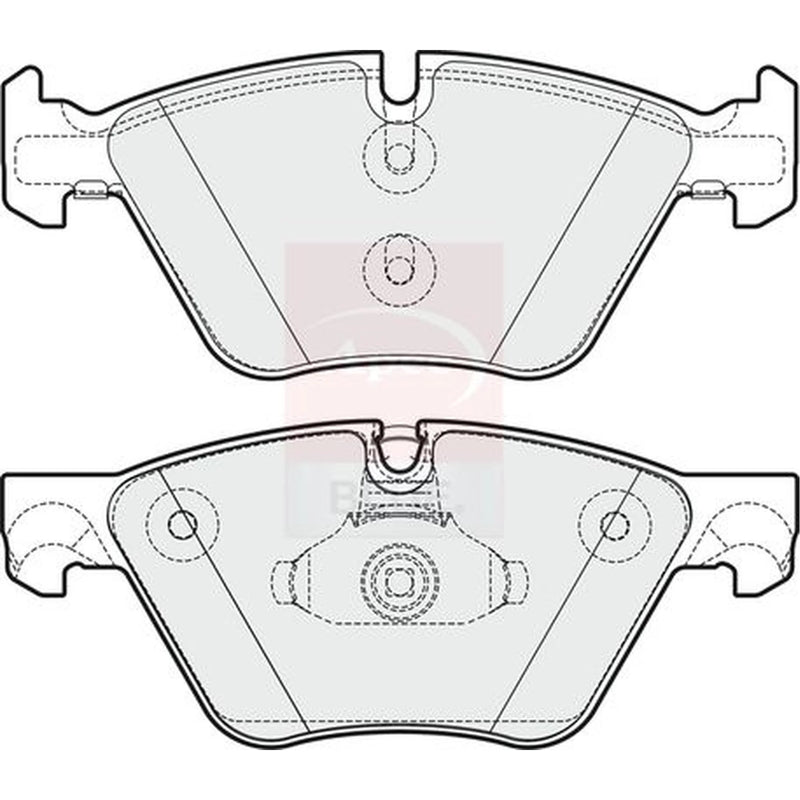 Apec Front Brake Pad Set PD3349