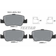 Textar Rear Brake Pad Set 2466401