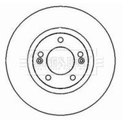 Borg & Beck 2 x Vented Front Brake Discs BBD4338