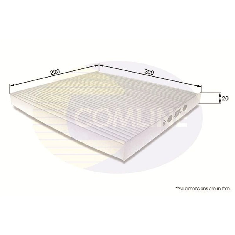 Comline Cabin Air Filter (Pollen Filter) EKF187