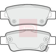 Apec Rear Brake Pad Set PAD1940