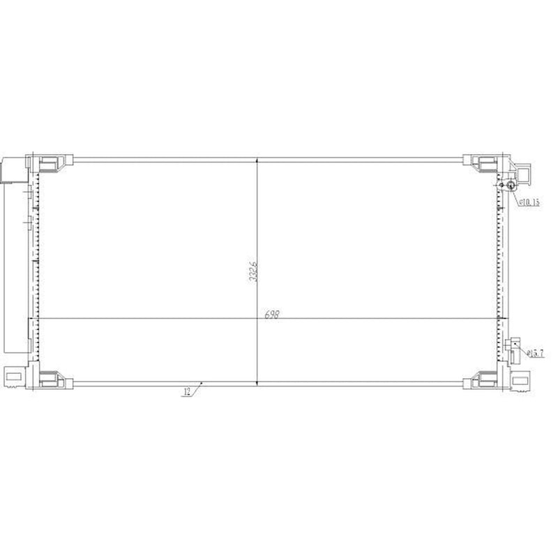 NRF Air Conditioning Condenser 350498