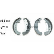 Textar Brake Shoe Set Axle Kit 91081700