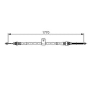 Bosch Handbrake Cable Rear 1 987 482 739