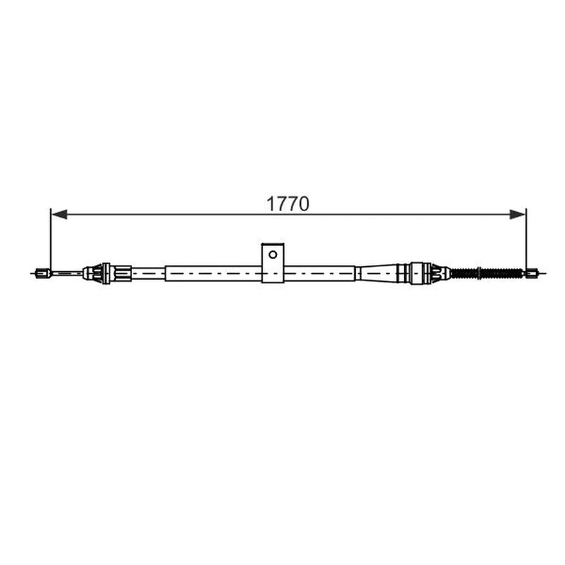 Bosch Handbrake Cable Rear 1 987 482 739