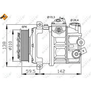 NRF Air Conditioning Compressor 32147