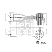 Febi Control/Trailing Arm Lower 184212