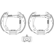 Mintex Brake Shoe Set Axle Kit MSP125