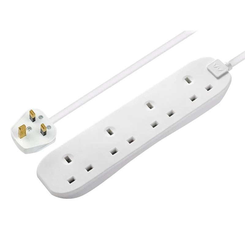 Masterplug Trailing Extension Lead 4 Gang 13A 5m BFG5N-MP - BFG5N-MP