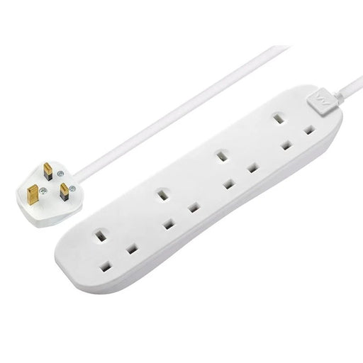 Masterplug Trailing Extension Lead 4 Gang 13A 5m BFG5N-MP - BFG5N-MP