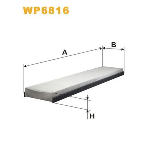 WIX Cabin Air Filter (Pollen Filter) WP6816
